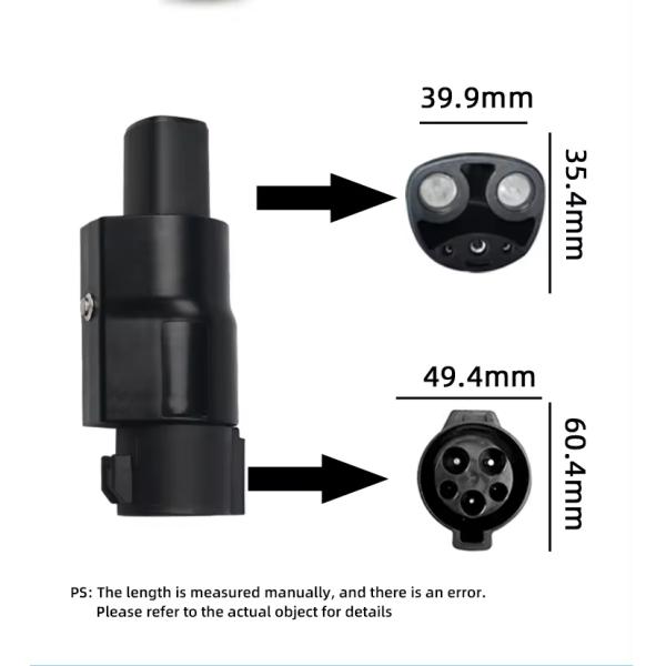 Car Side Plug J1772 to Sae Tesla Adapter TSL Fast Charging Connector Tesil Socket Switch Adaptater AC EV Charger Converter