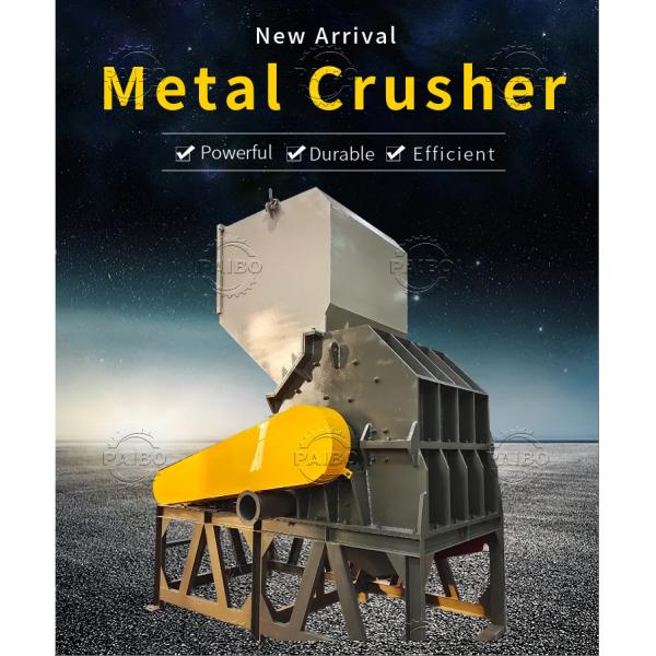 2025 Hammer Mill Crusher Metal Shredder Steel Plant Cutter For Industrial Scrap Recycling Waste