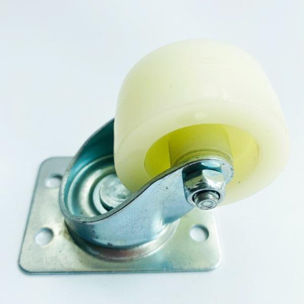 Zinc Plated 30-60kg 1.5inch 2inch 2.5inch 3inch Light Duty Plate Fat Nylon Castor Wheel