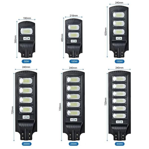 120W LED Solar Street Light Waterproof IP67 Outdoor Solar Panel Road Light