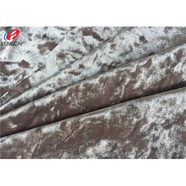 Tissu de velours du tissu KS de velours de Spandex de glace de la Corée de Spandex de polyester pour la tapisserie d'ameublement