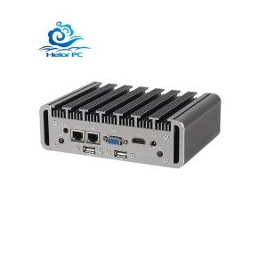 Intel Celeron J6412 y Core i5-6200U Mini PC sin ventilador Apoyo industrial OEM