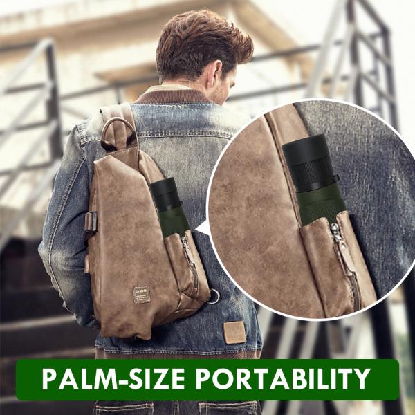 Подарки людей призмы телескопа BAK4 сигнала наивысшей мощности 10-30X50 Monocular для наблюдать птицы