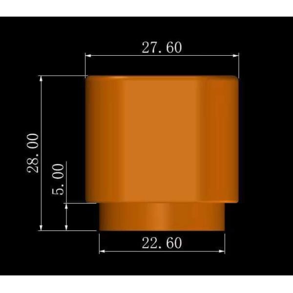 Флакон духов Zamac металла куба покрывает роскошное творческое всеобщее Fea 15Mm