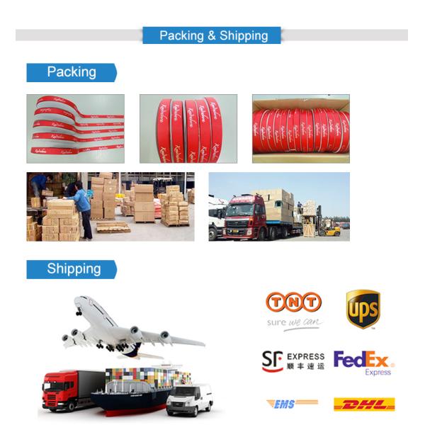 Minimum Quantity Required Customizable Red Mini Ribbons for All Kinds of Gift Boxes