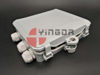 Divisor ótico exterior do PLC da caixa terminal 1x12, 12 caixa de distribuição IP65 da fibra dos núcleos 3Ports