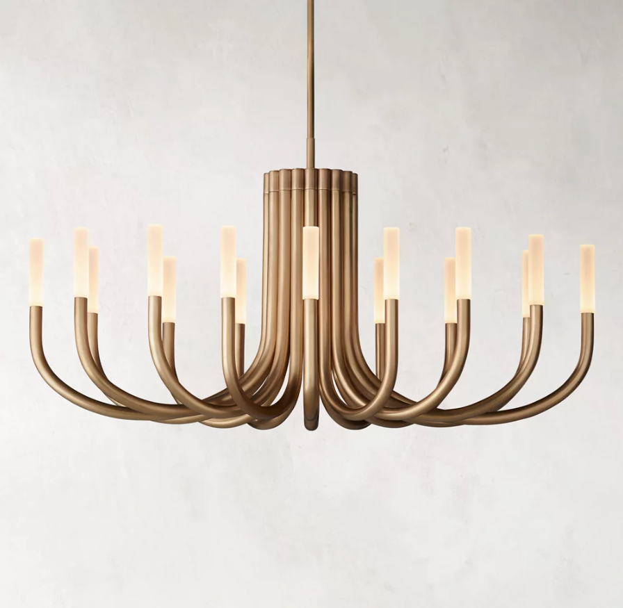 Гостиница RH Chandelier Rousseau Большая овальная люстра 50'