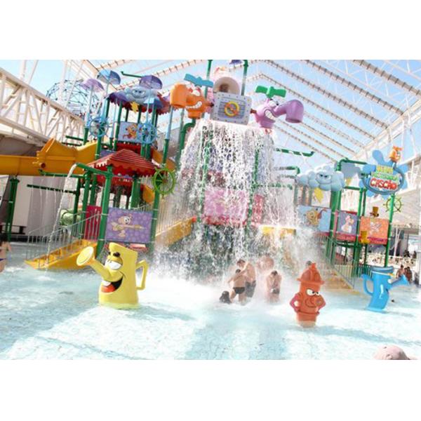Aqua Park Playground Equipment / Amusement Theme Water House For Resort
