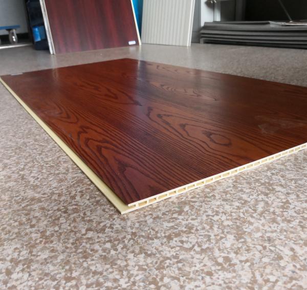 Waterproof PVC Wooden Cladding Bamboo Wood Effect Cladding Sheets