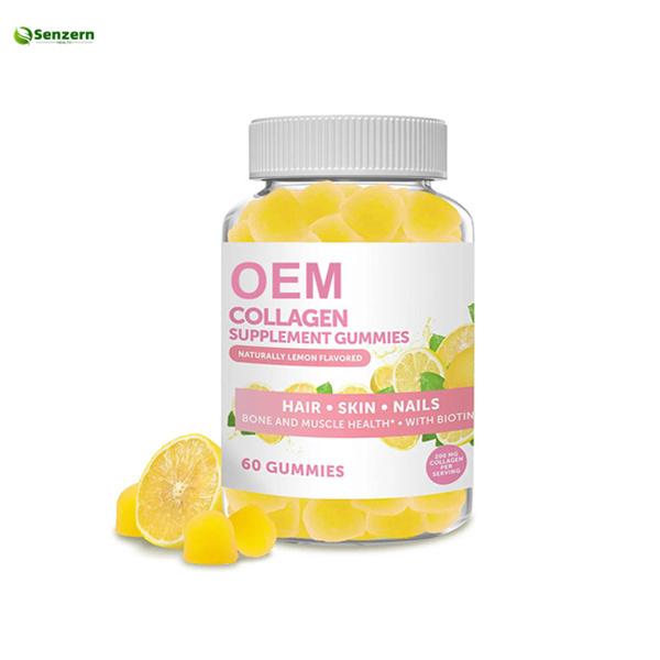Type 1 And Type 3 Collagen Supplements Gummies With VC OEM