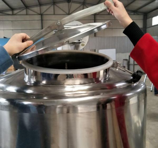 Fresh Milk Cooling Tank 1000L 2000L Vertical Type SUS304 Material Kaiquan