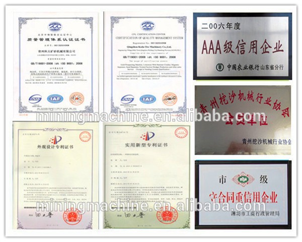 JC-4000 Ladder Winches Bucket Chain Dredger for Gold Dredging