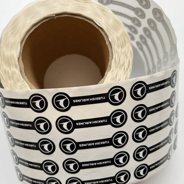 UV Resist Waterproof PVC Self Adhesive Label Split Back Printed Logo Die Cut Vinyl Sticker