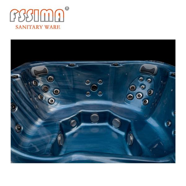 Redemoinhos exteriores acrílicos da banheira de hidromassagem do balboa da massagem da banheira dos termas dos jatos da ressaca