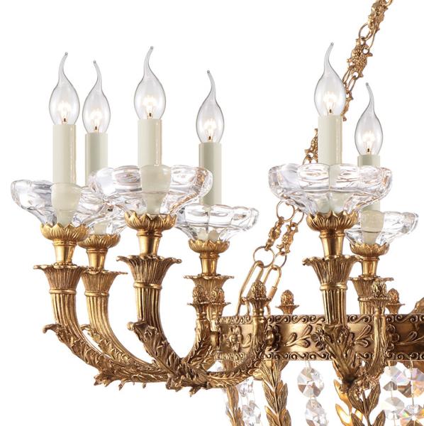 hinkley brass chandeliers Lighting Fixtures For Hotel Project  Lamp (WH-PC-30)