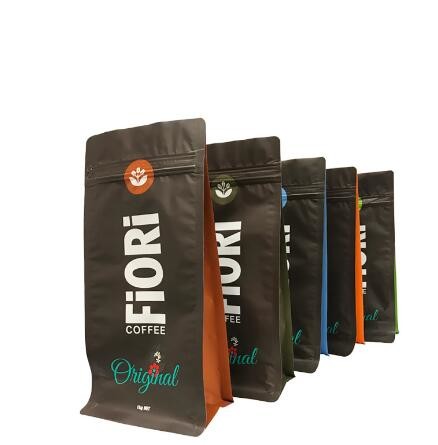 High-end Vivid Printing Strong Sealing  Recycling Custom Design 1kg Coffee Bags with k