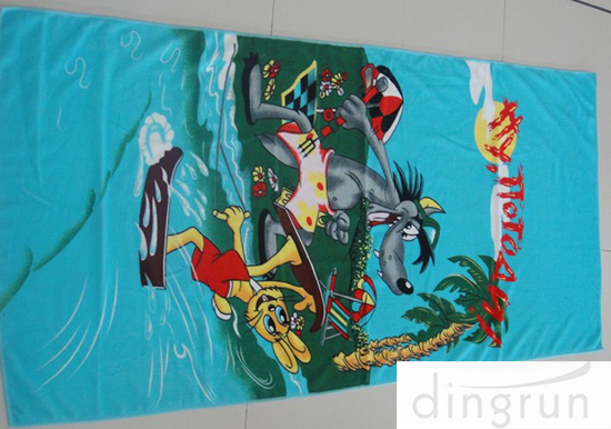 Brand Print Cartoon Travel Custom Microfiber Towels Fabric Quick Drying Outdoors Sports