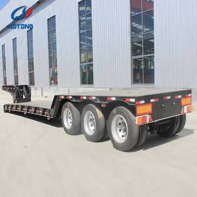 Hydraulic Removable Gooseneck Lowboy Trailer 100T Payload 18000mm