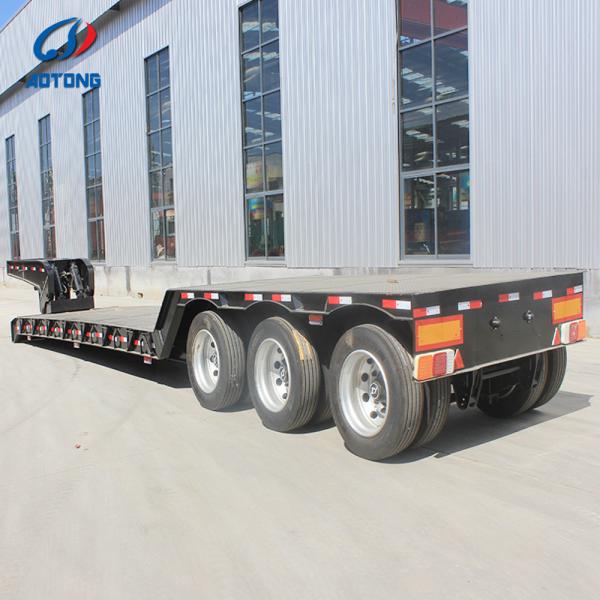 Hydraulic Removable Gooseneck Lowboy Trailer 100T Payload 18000mm
