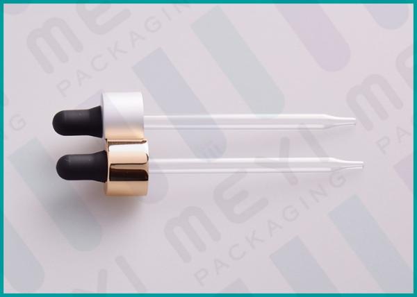Anodized Aluminum Multi Color Mini Pipette Droppers 20/410 For Lotion Bottles