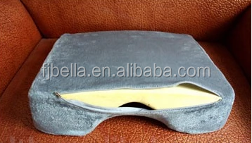 Tailbone and Sciatica Pain Relief Car Seat Cushion Customized Cover with Memory Foam
