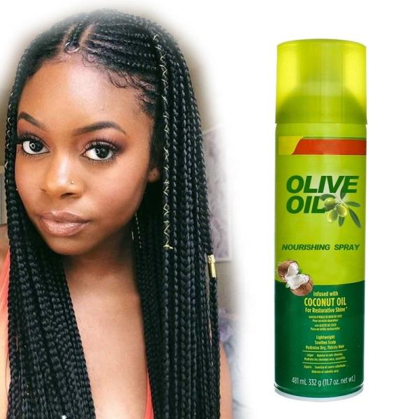 Curly Hair Leave In Conditioner Spray Nourishing Olive Oil Hair Spray Anti Frizz