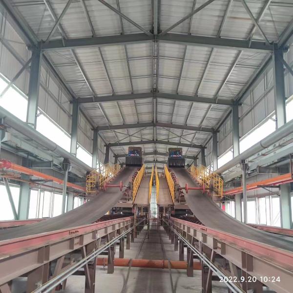 Minería y cemento Sistemas de transporte por cinta de trabajo pesado Manejo de materiales a granel