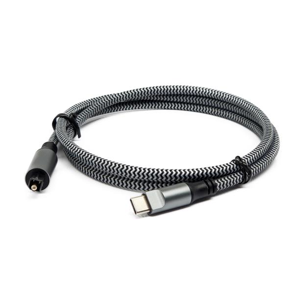 Black Textured Shell Toslink Digital Audio Cable