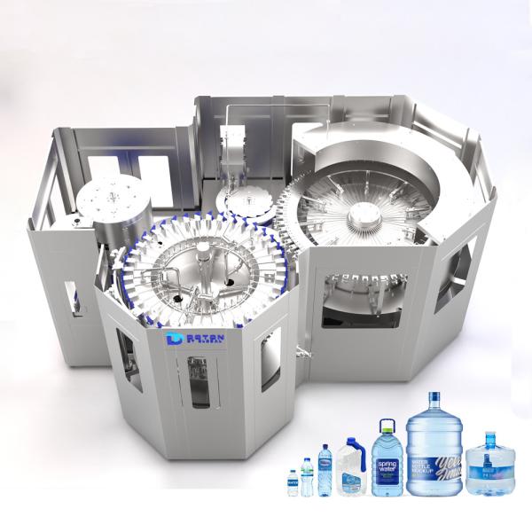 2000BPH Capacity Auto Liquid Filling Machine 1800KG Pure Water Packaging Machine