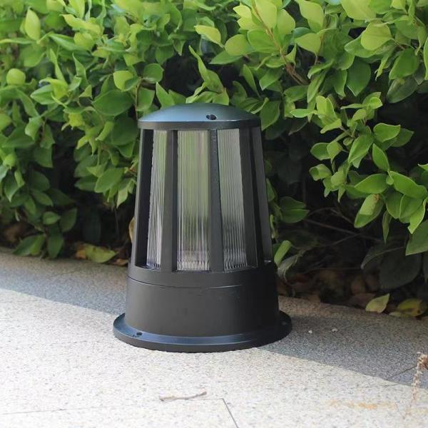 El pilar solar llevado al aire libre enciende la arena profunda moderna del café del 125x230MM E27 220V