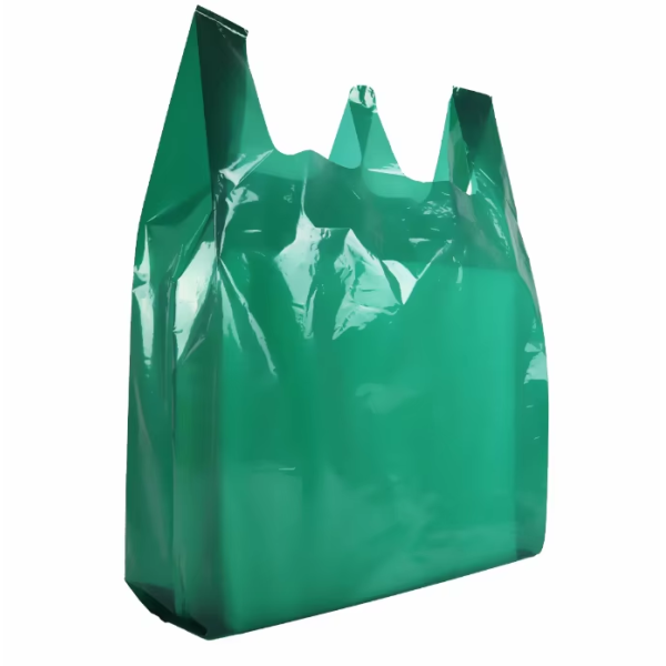 Wholesale heavy-duty 100% biodegradable HDPE plastic shopping bags, chewing gum, milk, jelly, canned food
