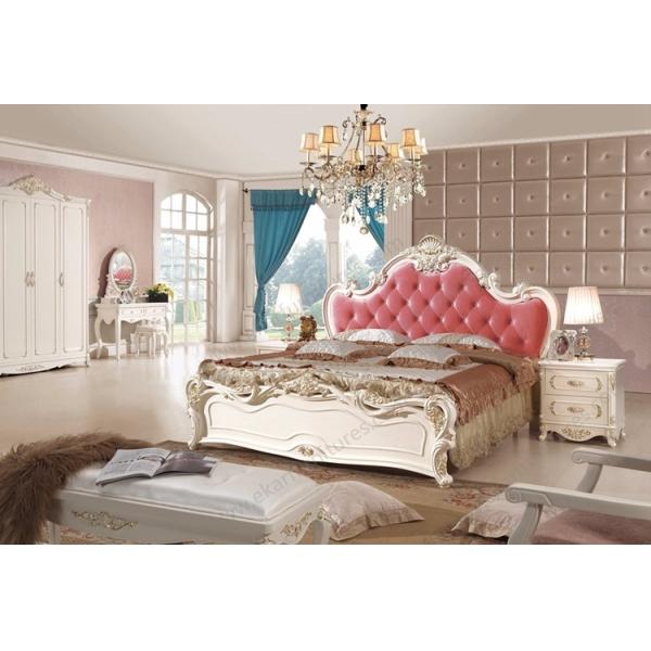 Latest double bed design murphy bed mechanism hot sale bed wood 6037