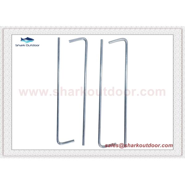 Galvanized Non-Rust Silver Metal Anchoring Tent Stakes Pegs for Outdoor Camping