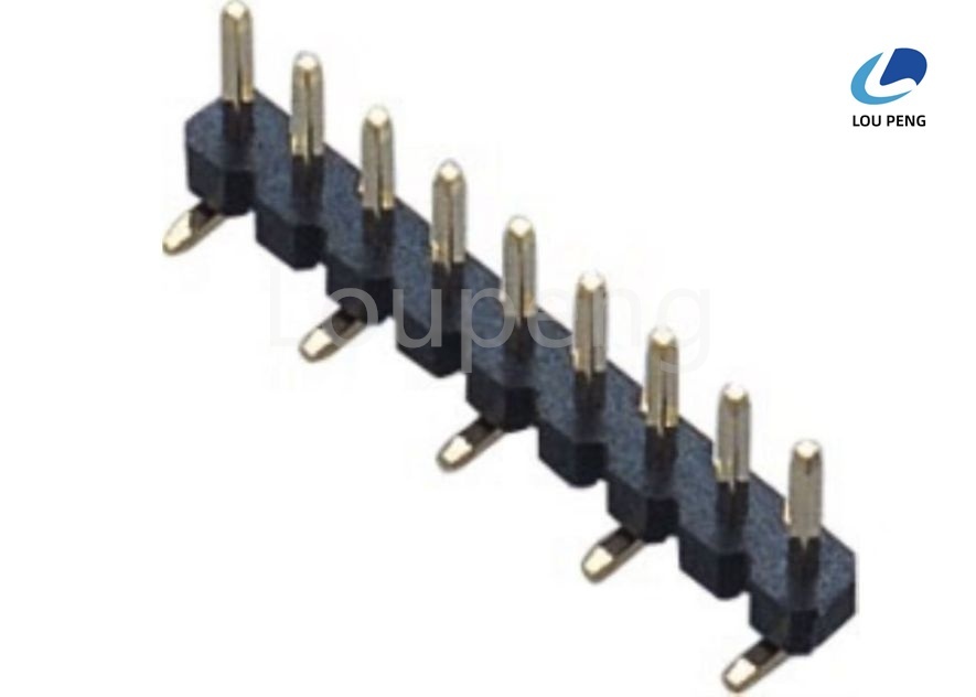Processing Temperature 260C For 10 Seconds Pin Header Connector 2 To 40 Pins Featuring Contact And Long Term Stability