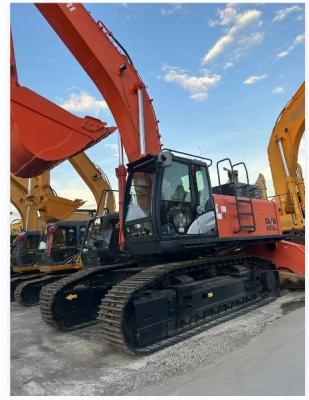Precio barato y calidad decente excavadora de segunda mano HITACHI ZX470 con capacidad de cubo1.9-2.1 m3 Peso de la máquina 47100kg