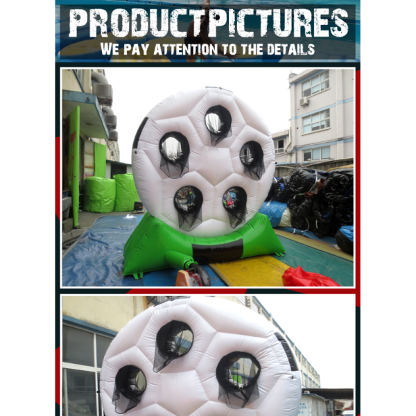 Custom Logo Inflatable Soccer Darts Arena Quick Setup Design with Safety Padding for Corporate Fun Days Football Darts