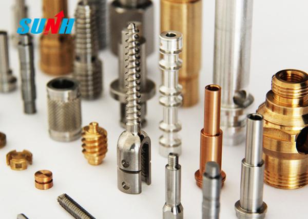 Stainless Steel / Copper Precision Machined Parts High Precision Small Size