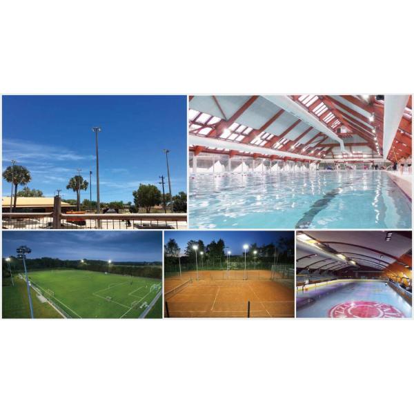 Outdoor Street High Mast Led Flood Light 10800 Lm 90w Sports Stadiums