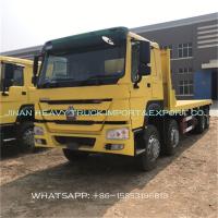 Sinotruk Howo caminhão de 30 toneladas da carga do leito de 40 ft com fechamento do recipiente