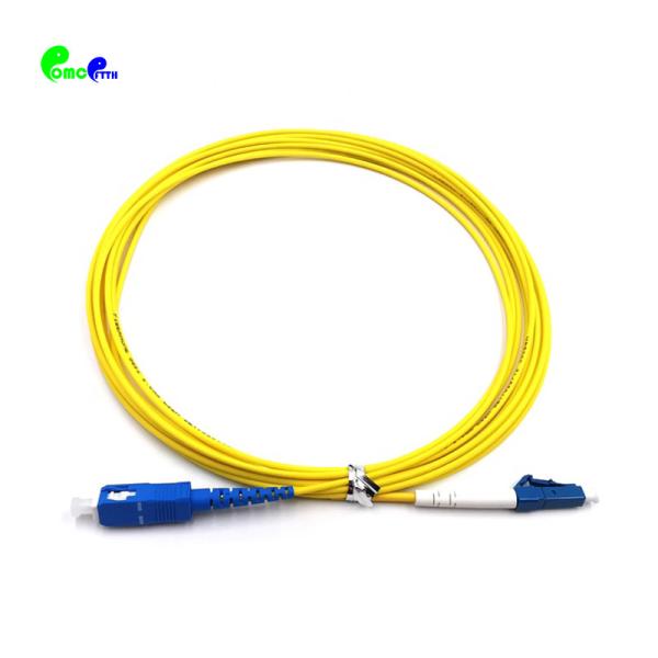 Simplex Fiber Optic Patch Cables G652D G657A SC UPC To SC UPC