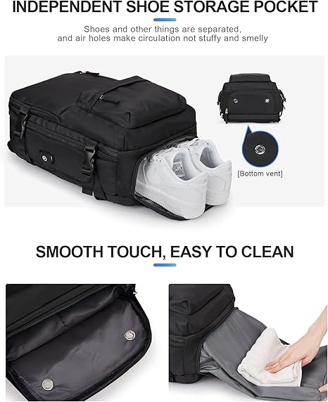 Carry on Backpack Large Travel Backpack for Women Men Airline Approved Gym Backpack Business Laptop