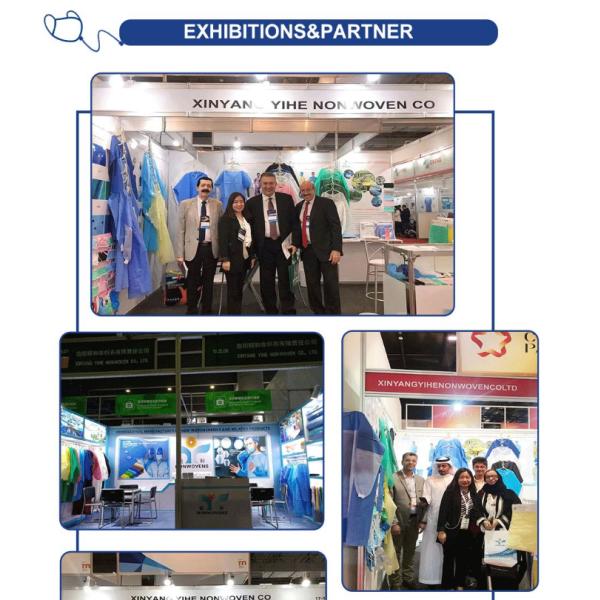 High Fluid Resistance Disposable Protective Wear PP SMS Without Shoe Cover