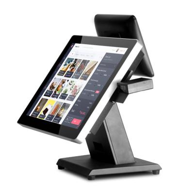 Double machine toute de position de l'écran I3 I5 Windows dans une pour des supermarchés