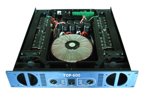 2×600W Concert Sound Equipment , 2 Channel Analogue Amplifier