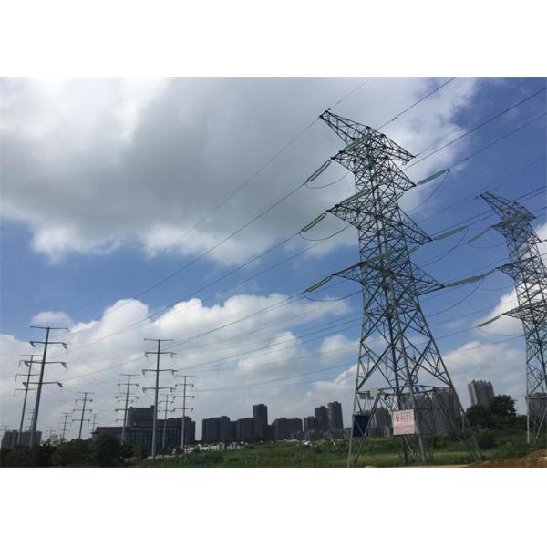110 KV Polygonal High Voltage Galvanization Power Poles For Electrical Line