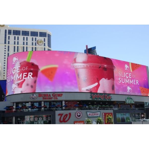Energy-saving,High Refresh Rate Outdoor LED Video Walls Brightness 3000-12000nits IP65 LED Display