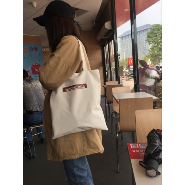 Canvas bag for Women's single-shoulder Handbag Environmental Shopping Bag