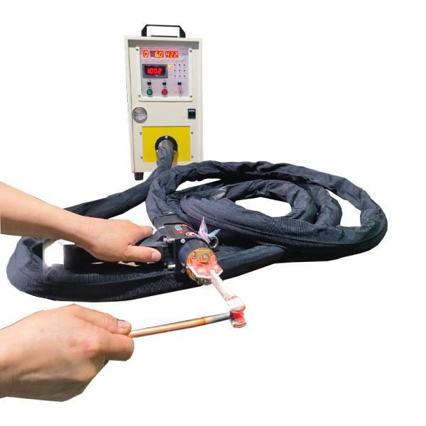 Handheld IGBT Induction Brazing Machine For Welding Brass Corner Joint / Cooper Connectors