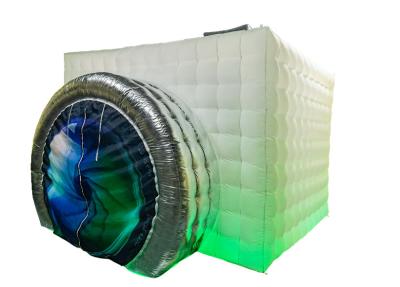 Black Photo Booth Enclosure Internal White Inflatable Photo Booth With Camera