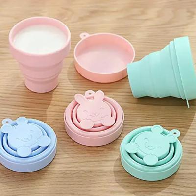Tasse 170ml de pliage de voyage de produit de cuisine de silicone de Multiscene